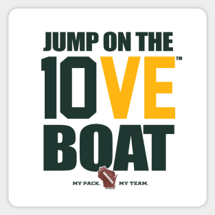 Jump on the LOVE Boat Sticker